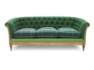 CLASS ESSENCE - 3 seater tufted fabric sofa by Crearte Collections - view 2